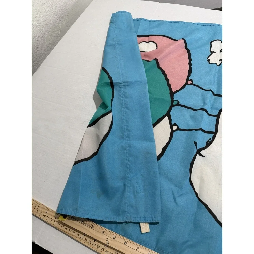 Snoopy Woodstock Balloons Flag Peanuts Cartoon Garden Yard Decor 41x29‎ Vintage